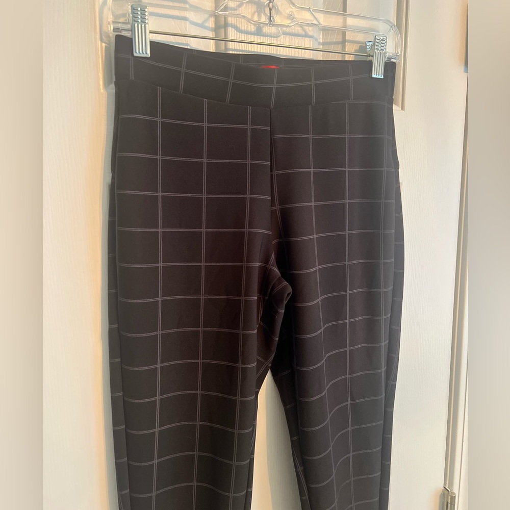 Black Checkered Dress Pants